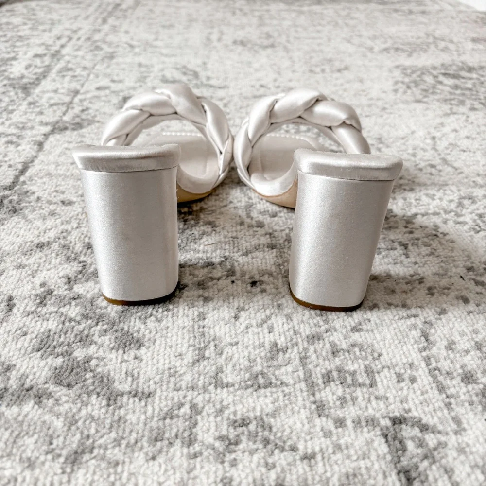 Loeffler Randall Silver Braided Heels - Picture 12 of 14